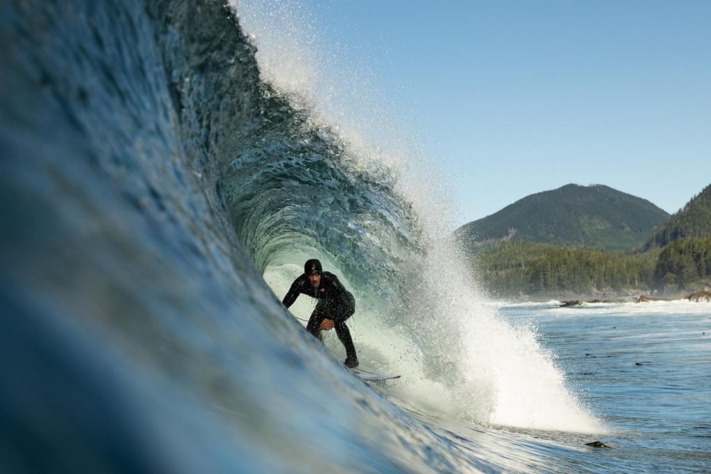 Amazing surfing off Nootka Island