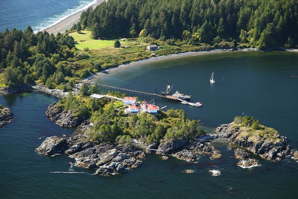 Nootka Bay dock, a part of the Nuu-Chah-Nulth territory